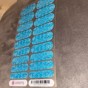 Jamberry Nail Wraps CARIBBEAN SNAKESKIN FULL SHEET $5